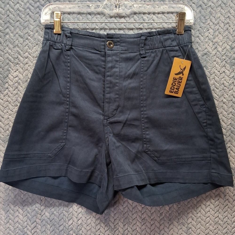 NWT Eddie Bauer Women's Light Relaxed Fit Everyday Paperbag Waist Short Small